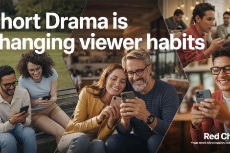 people waching short drama
